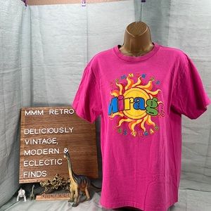 Mirage Las Vegas Summer ‘99 | Vintage Hot Pink Graphic Short Sleeve Tee
